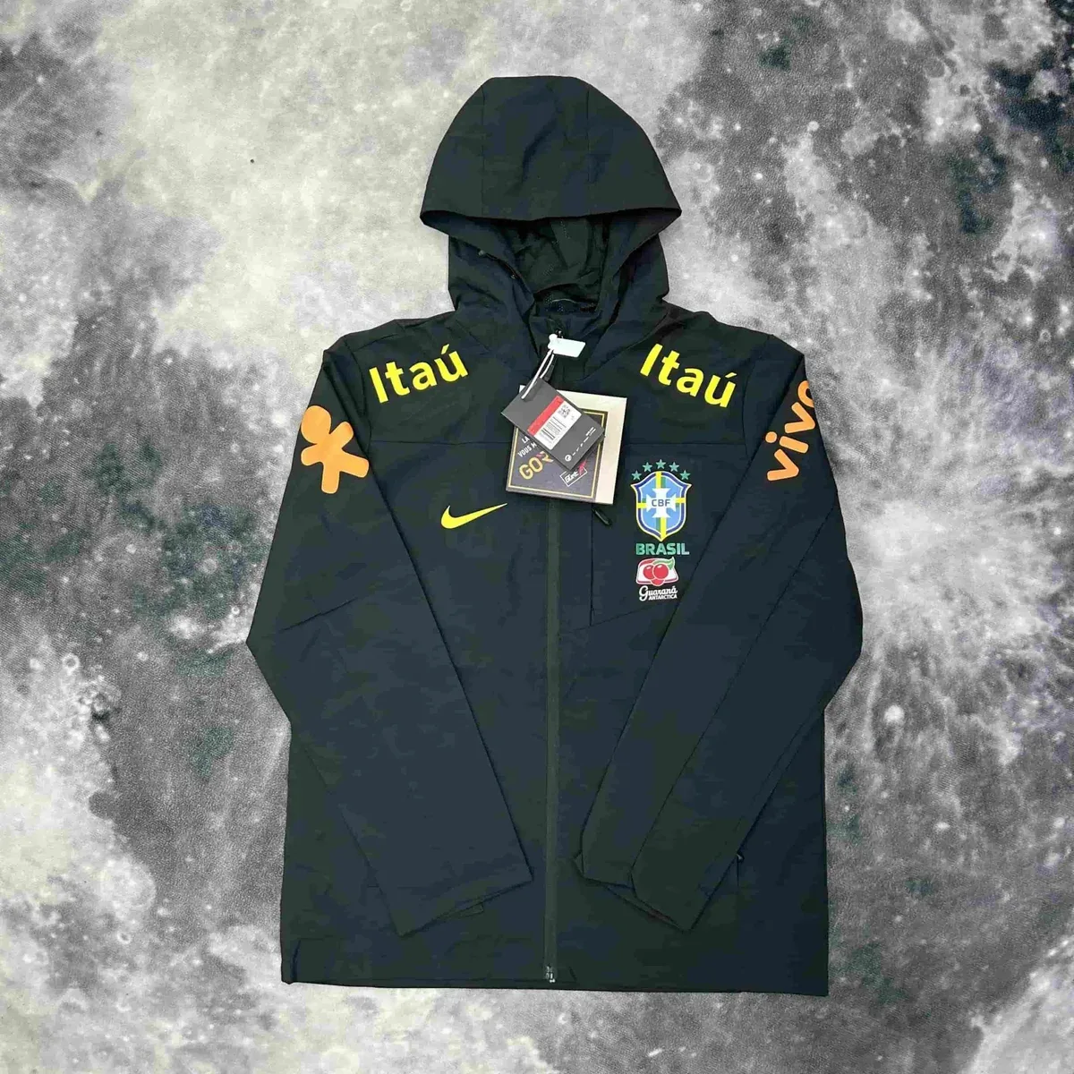Nike Brazil National Team Jacket Black Yellow