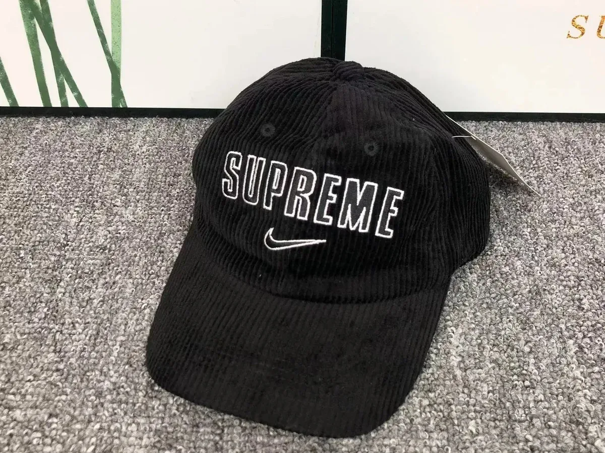Supreme x Nike Corduroy Cap Black