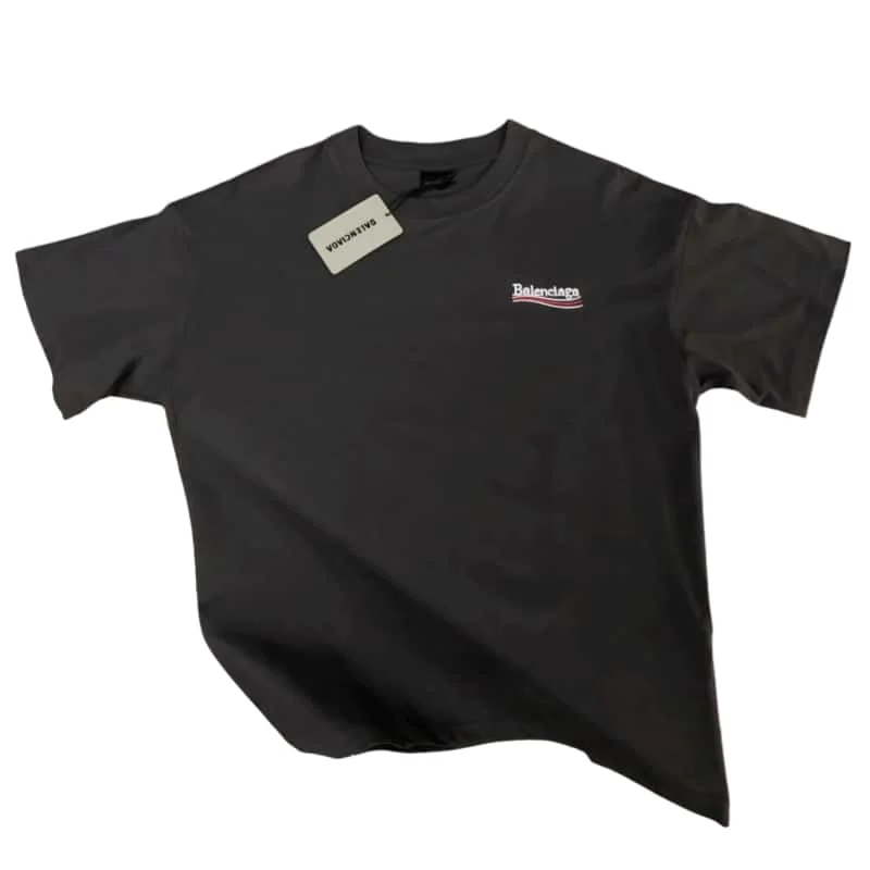 Balenciaga Black T-Shirt with Small Logo