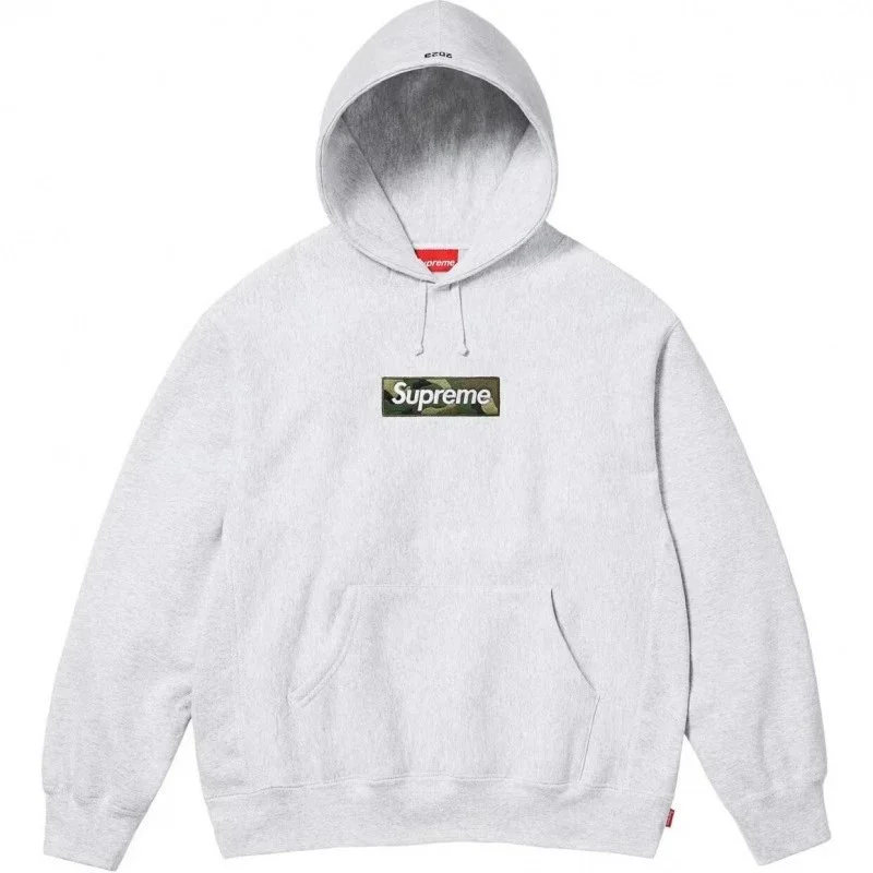 Supreme Box Logo Hoodie Grey
