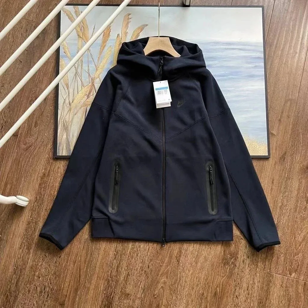 Nike Tech Fleece Hoodie Jacket Navy Blue